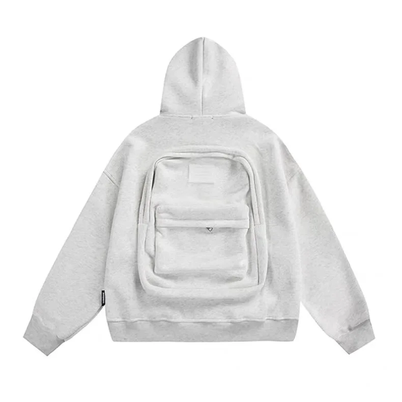 

Men's Hooded Cardigan Jaet Bapa Tee-dimensional Heavyweight Spring Autumn American Sle Student Coat Knitted Cotton ...