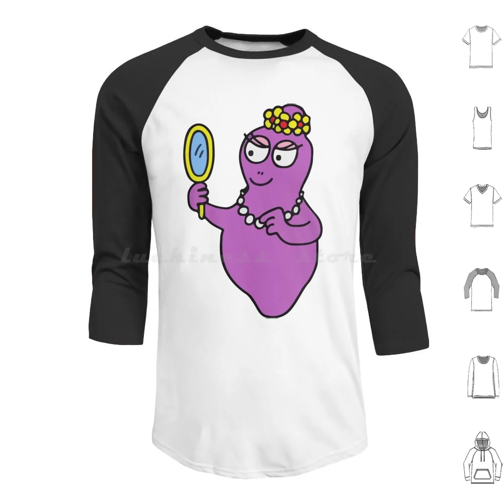 باربا جيرل الأرجواني هوديي القطن طويل الأكمام بابا الأطفال الفرنسية الأمريكية باريس فرنسا أنواع الكتب سلسلة باربي