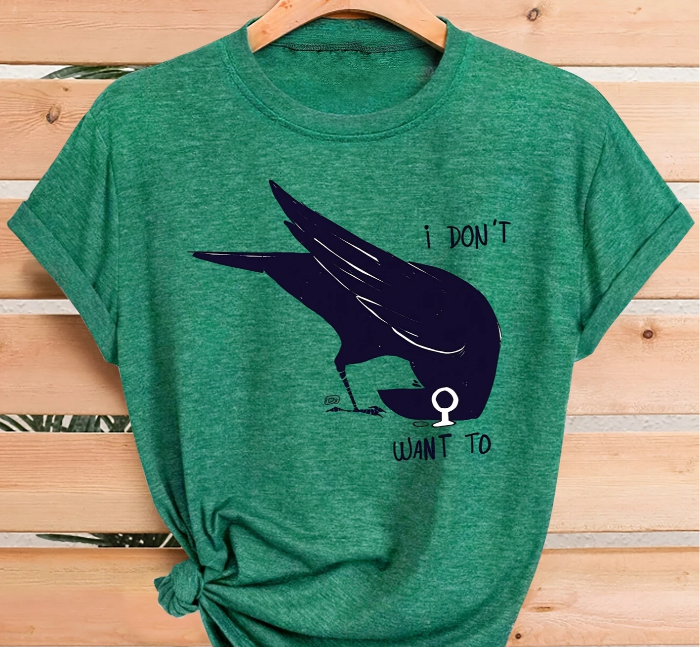 Lazy Crow Mourning Printed T Shirt Women Men Summer Casual Short Sleeve Crew Neck Y2K Tops Vintage Animal Crow Tshirts
