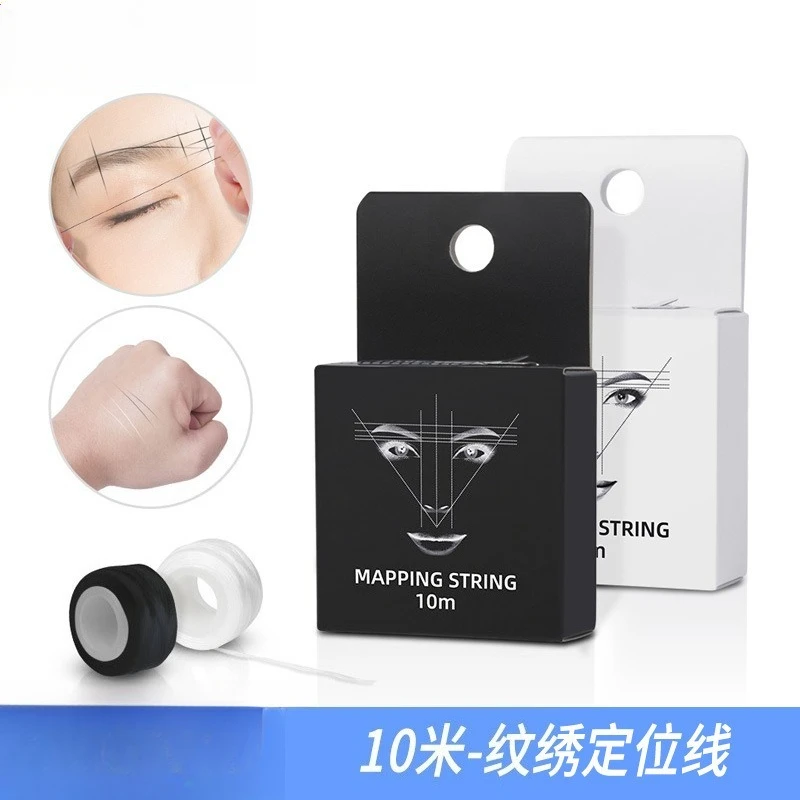 10 متر لرسم الخرائط الحاجب ماركر الموضوع الوشم الحواجب نقطة 1 صندوق رسم الخرائط سلسلة Microblading الحاجب قبل الحبر الوشم PMU سلسلة