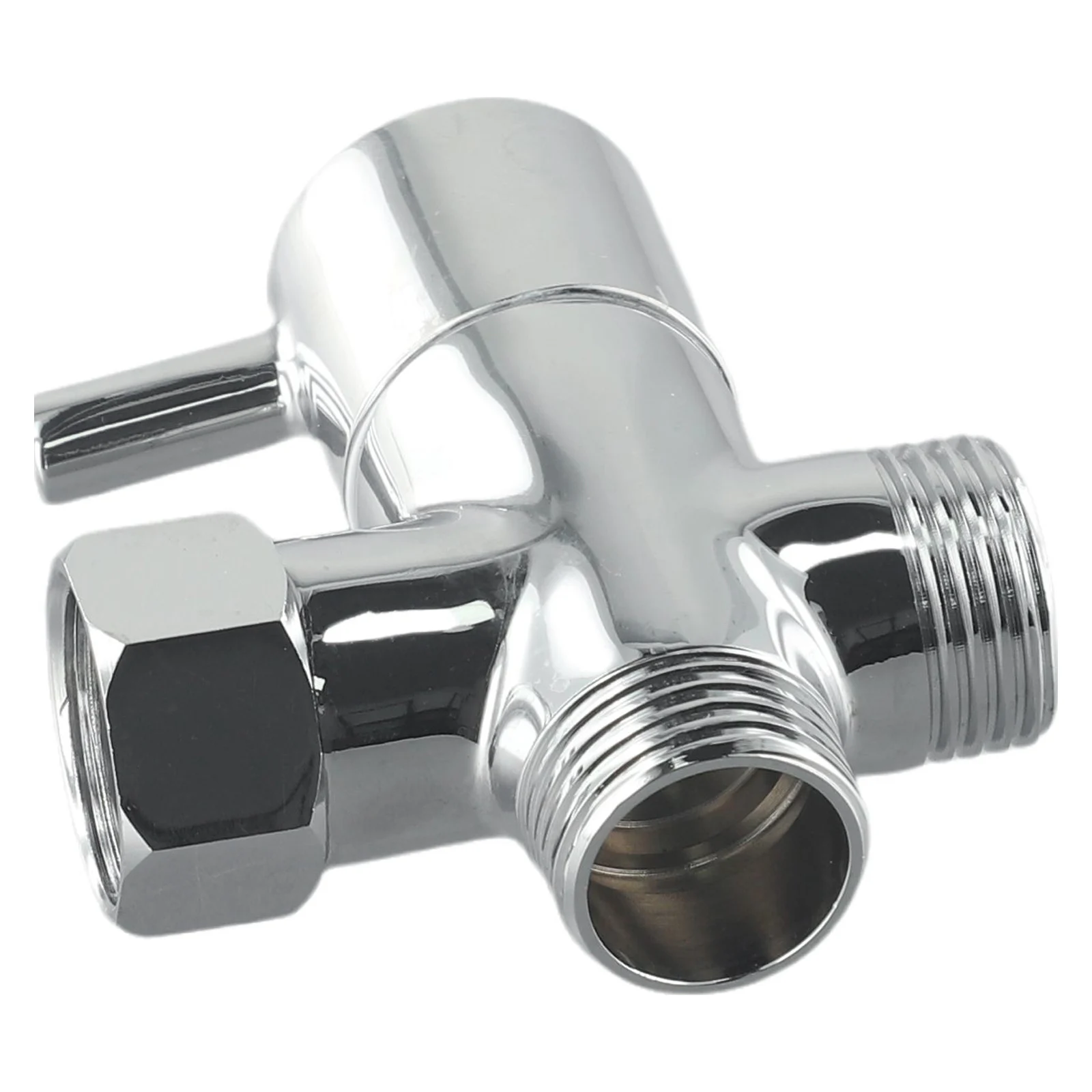 

3-Way Diverter Valve Garden Home 0.6-1.5mpa Kitchen Mixer Tap 4-points Shower Head Angle Valve T-Adapter G1/2in