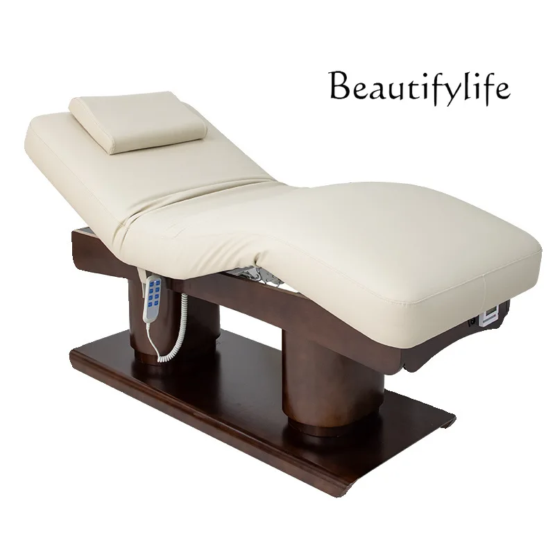 

Beauty salon special thermostatic heating massage bed Spa multi-functional treatment bed