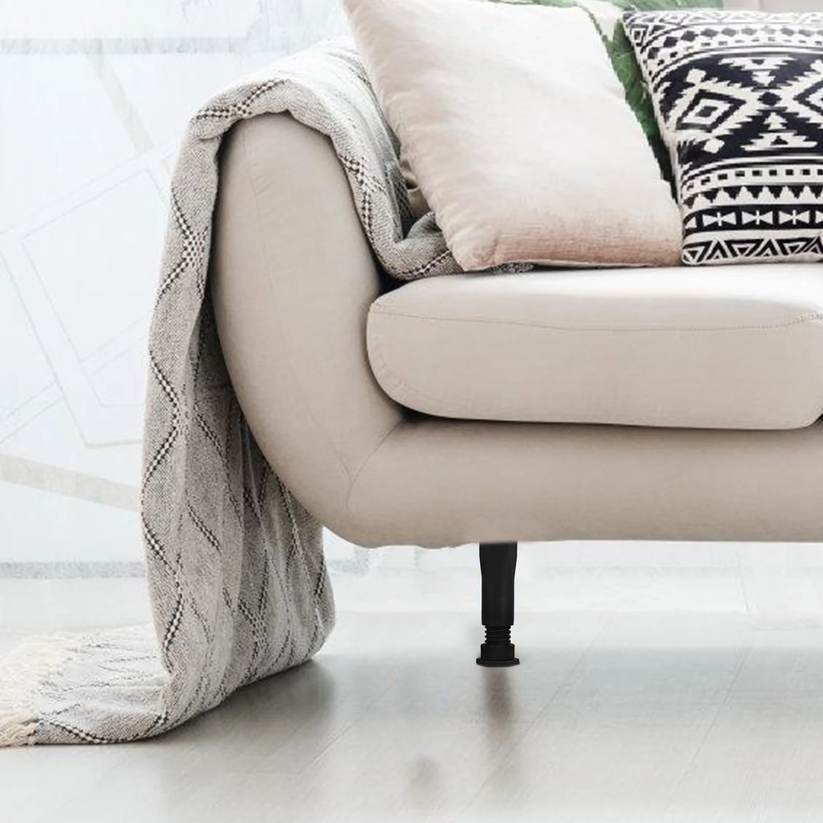 

Bed Frame Support Column Adjustable Legs Furniture Height Extenders