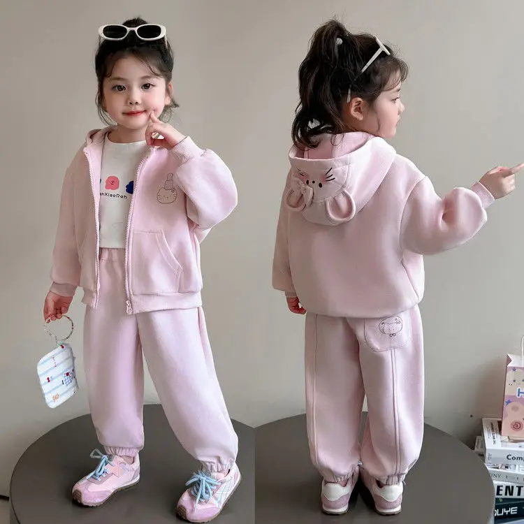 faionable-girls-sportswear-set-autumn-new-arrival-cute-children's-clothing-spring-fall-outfit-for-baby-girls