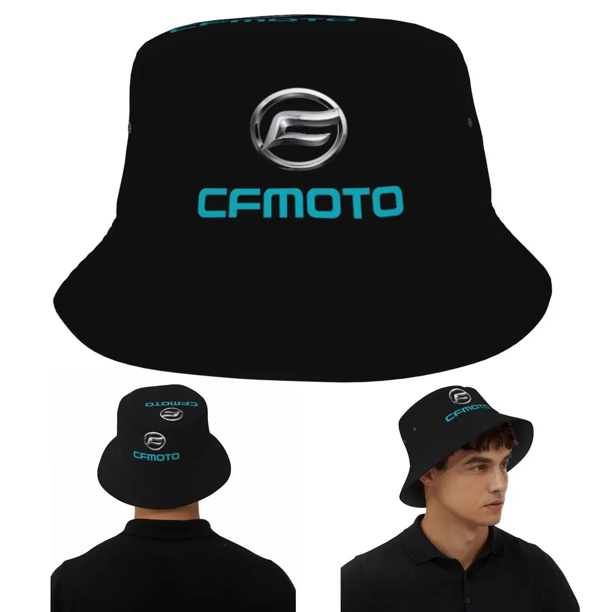 

Мотоциклетная панама с логотипом CFMoto, панама для детей, рыбацкие шапки для лета, шапки для рыбалки, мужские и женские шапки