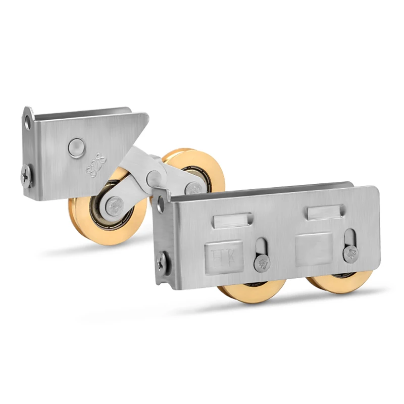 

4PCS Stainles Steel Bearings Copper Wheel Accessories Aluminum Alloy Door Window Pulleys Sliding Window Glass Sliding Door Wheel