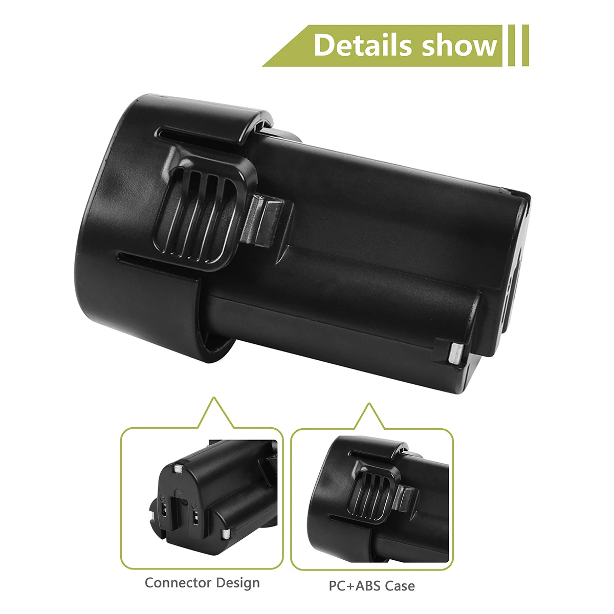 For Makita BL1013 BL1014 10.8V 12V Max 3000mAh Lithium Battery 194551-4 TD090D TD090DW LCT203W LCT204 194550-6 DF030D