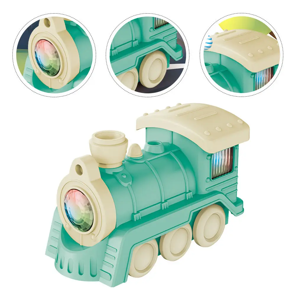 

Electric Cartoon Train Floating Ball Design Musical Sound Light Simulation Educational Kids Gift Humidifier Function Vehicle