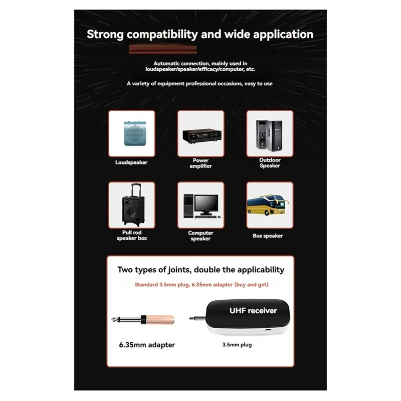 Clip-On-Mikrofon für Musikinstrumente. Vielseitiges Mikrofon für Erhu-Tonabnehmerverstärker