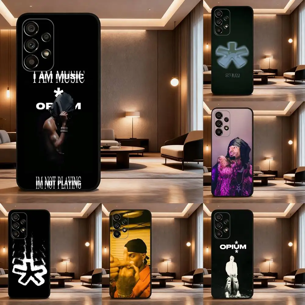 

Rapper P-Playboi Carti Phone Case For Samsung Galaxy A73,31,32,72,41,53,52,71,22,5G,Note,J7,8,9 Soft Black Cover