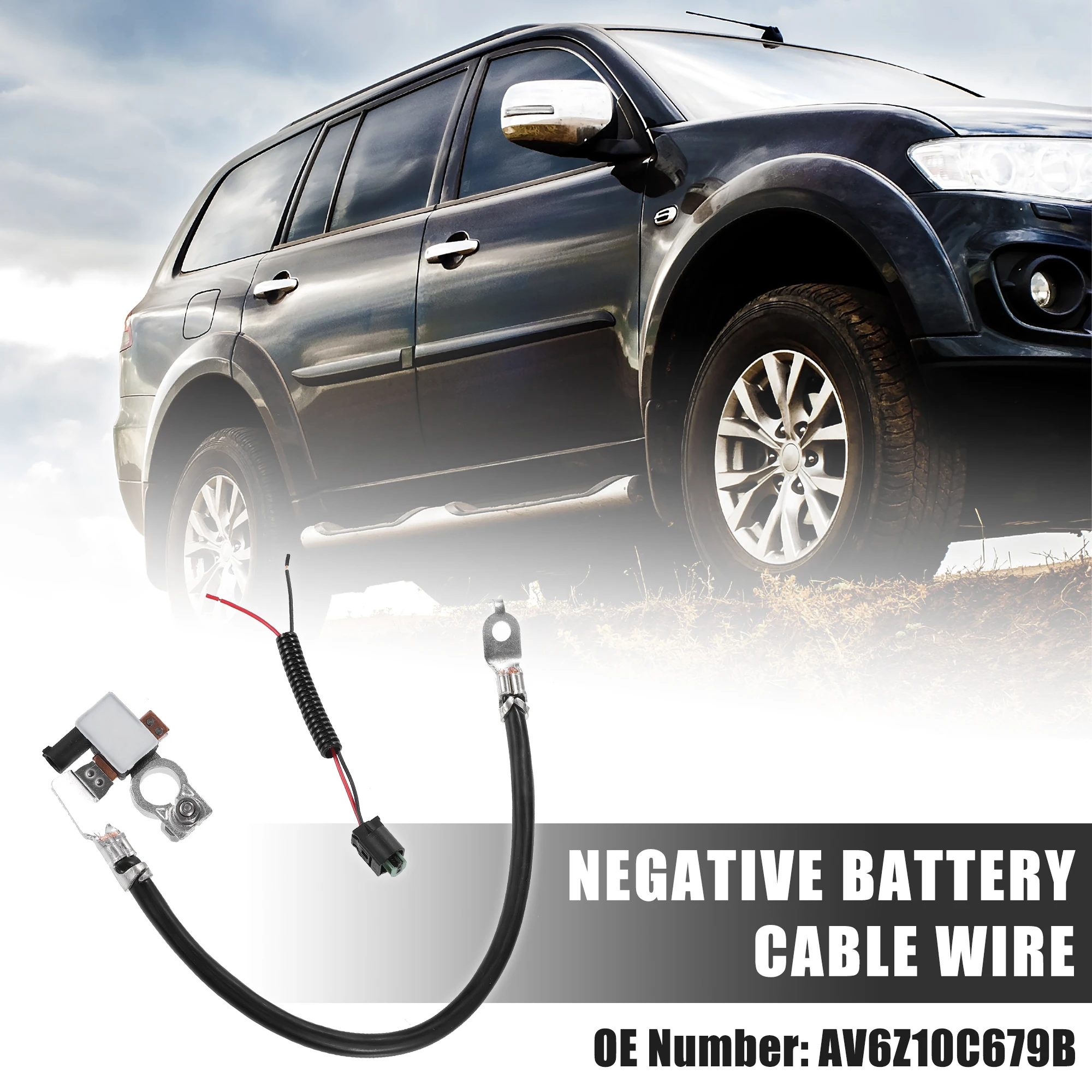 

UXCELL Negative Battery Cable Wire with Plug for Ford Escape Focus C-Max AV6Z-10C679-P