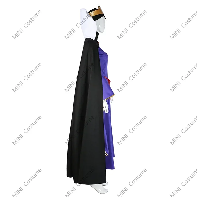 Disney Evil Queen costumi Cosplay donne vecchia strega gioco di ruolo Costume da palcoscenico adulto Halloween carnevale abiti Stage