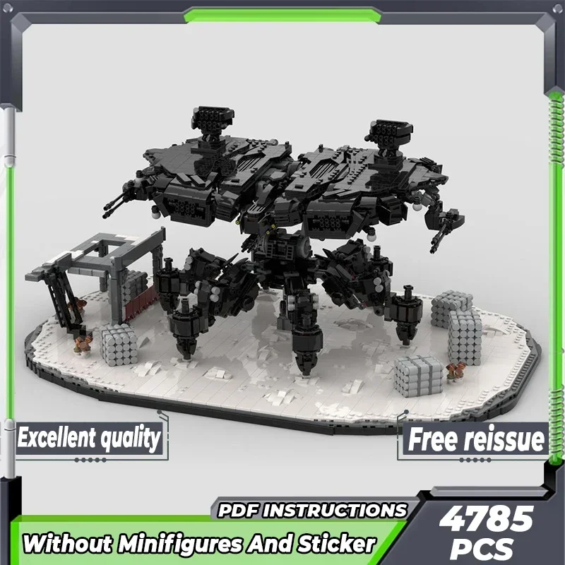 Popular Game Model Moc Building Bricks Death Bringer Mech Technology Modular Blocks Gifts Christmas Toys DIY Sets Assembly