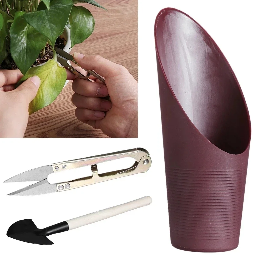 13PCS Mini Gardening Supplies Transplanting Miniature Planting Hand Tool Kit Mini Garden Hand Tools Succulents Spray Bottle SD