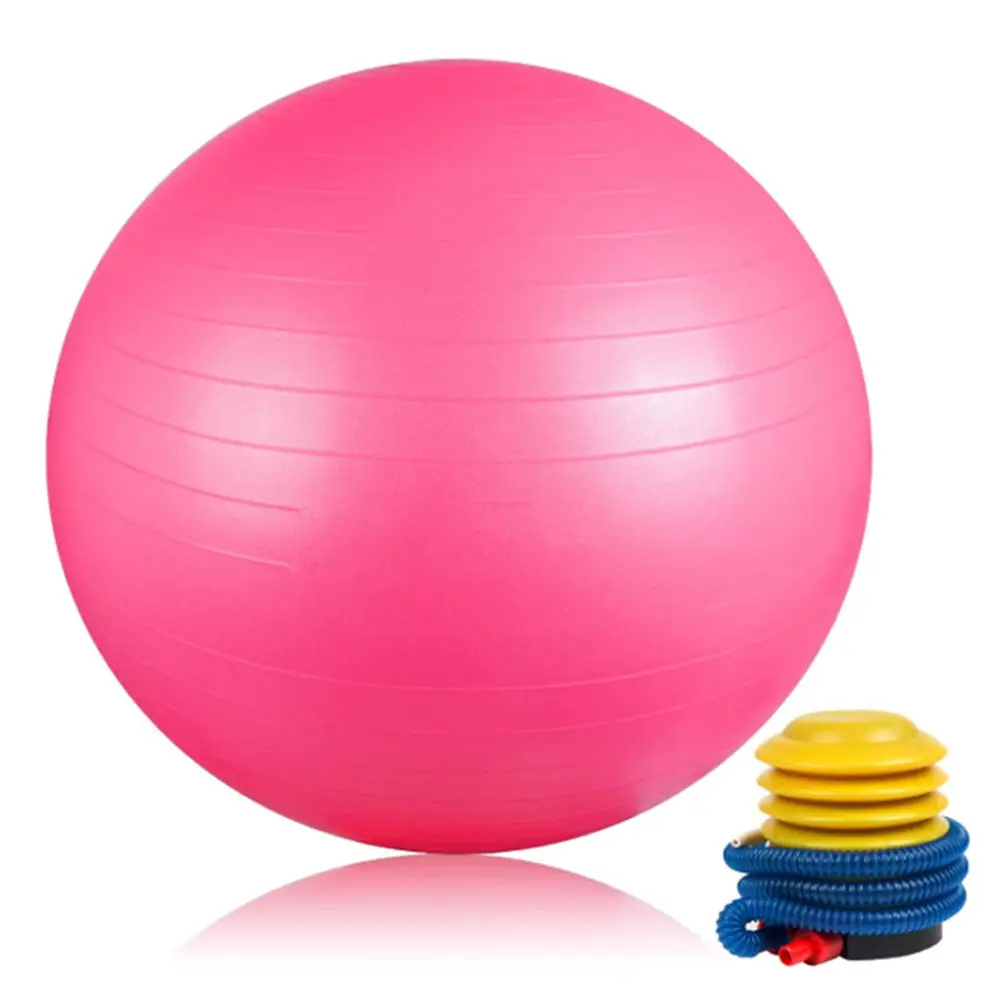 

Multiple Sizes PVC Material Exercise Ball, Home Workout Fitness Pilates Birthing Therapy Yoga Ball Yoga Stability Ball Exercise