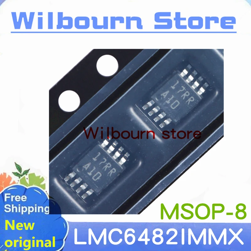 10PCS/LOT LMC6482IMM LMC6482IMMX LMC6482IMMX/NOPB A10 MSOP-8 New original