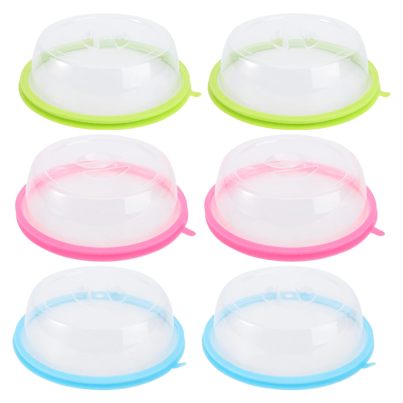 

6 Pcs Food Cover Fresh Kitchen Plastic Proof Tent Protector BBQ Picnics Parties Camping Household Foldable Food Protecting