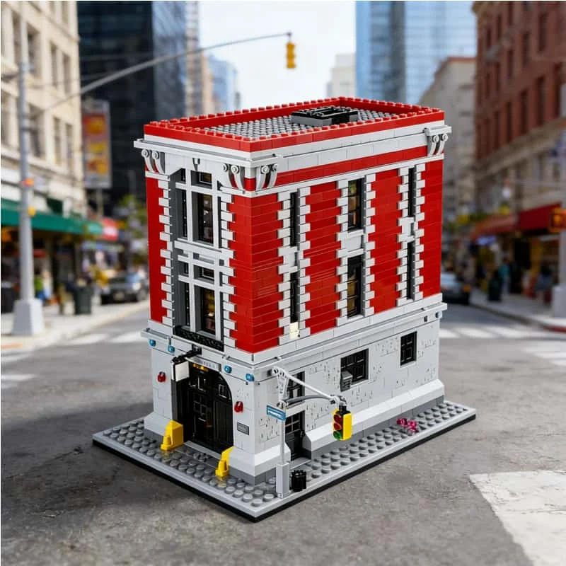 

Spot 4634 pieces compatible with Ghostbusters Fire Station Headquarters building blocks adult building blocks gift