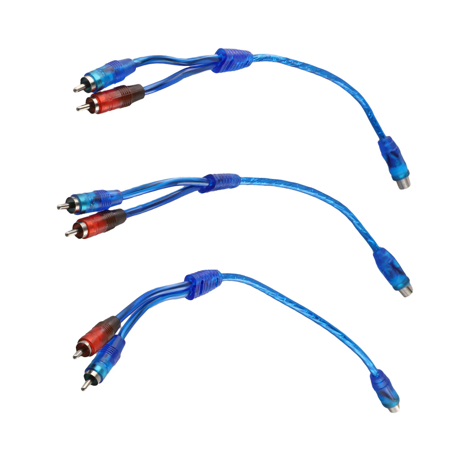 Cable Y Splitter Wire Splitter 30cm Accessory Car Audio Replacement 1 Female To 2 Male 1Pcs/3Pcs New Practical