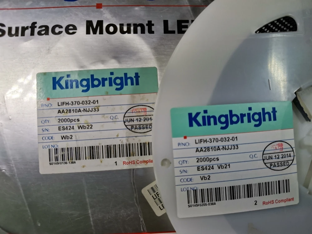 50Pcs/AA2810A-NJJ33 215 side white highlight LCD LED