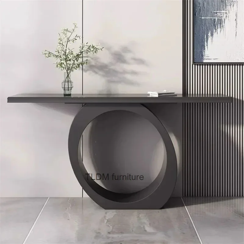 

Modern Slate Console Tables for Living Room Furniture Entrance To The House Porch Table Home Corridor Decoration Entryways Table