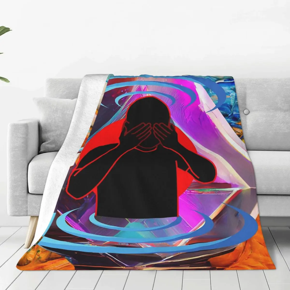 Open Your Eyes To The World Blanket Flannel Super Soft Sofa Throw Blankets For Couch Bedding Travel Throws Bedspread Quilt