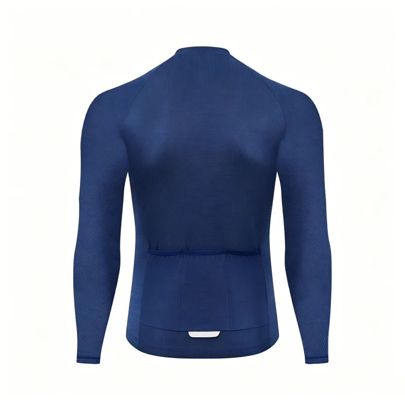 Quick Dry Breathable Bike Cycling Jersey for Men Cycling Shirt with Back Pockets and Reflective Details Bicycle Sport Top - view 3