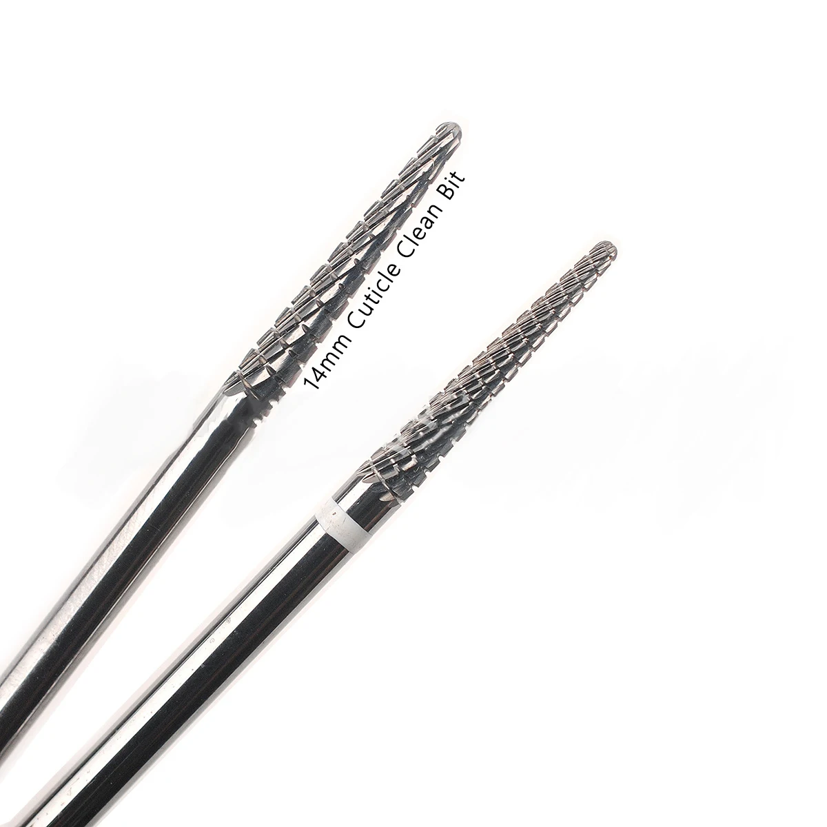 1/2개 카바이드 큐티클 클린 네일 비트 콘 네일 드릴 비트 전동 그라인딩 버 매니큐어 드릴 네일 액세서리 도구