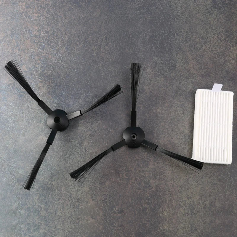 Conjunto de 10 pincéis laterais e 4 peças de filtro hepa, acessórios para ariete briciola 2711 2712 2713 2717