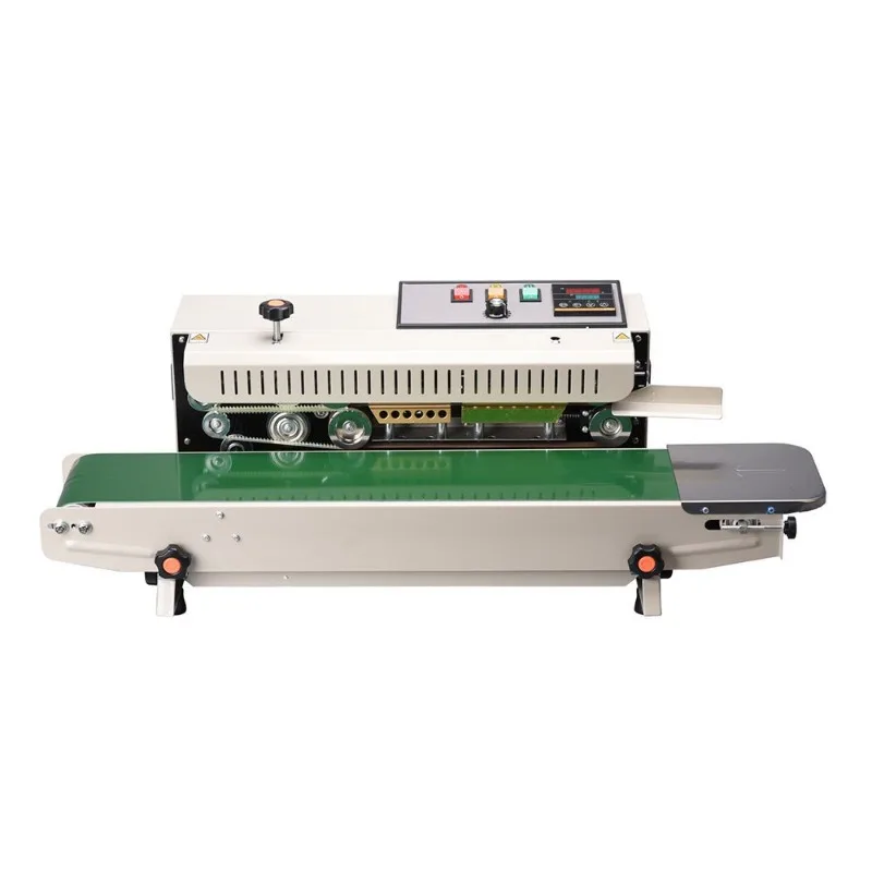 Commercial automatic continuous sealing machine plastic film moon cake tea bag snack  packaging  aluminum foil  kraft