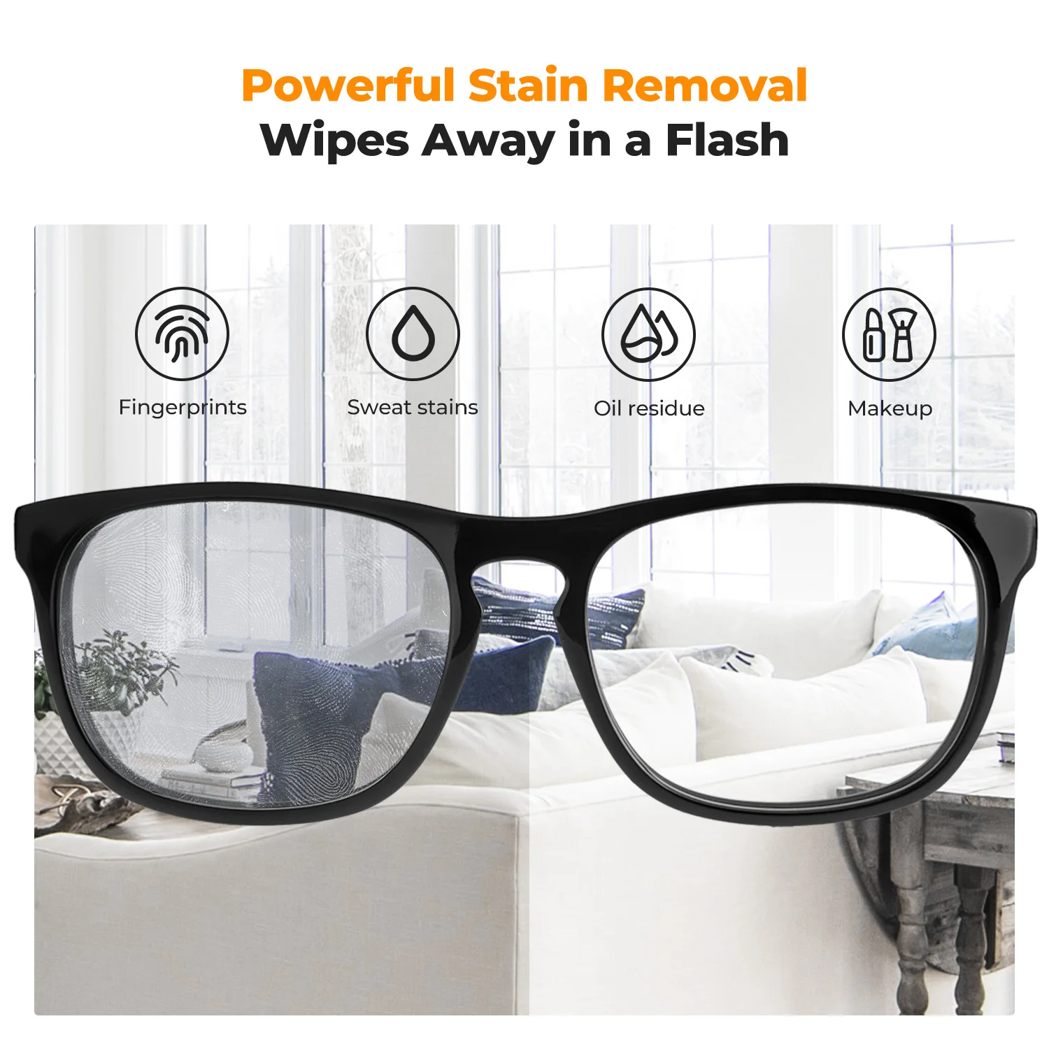 Zestawy do czyszczenia obiektywów aparatów fotograficznych K&F CONCEPT z 3*ściereczkami z mikrofibry + 3*60ML płynu do czyszczenia okularów, ekranów laptopów i telefonów — zdjęcie produktu 6