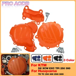 Plastic Ignition Protector Clutch Guard Water Pump Cover For KTM SX EXC XCW TPI 250 300 For Husqvarna TC TE 2017-2023 Universal