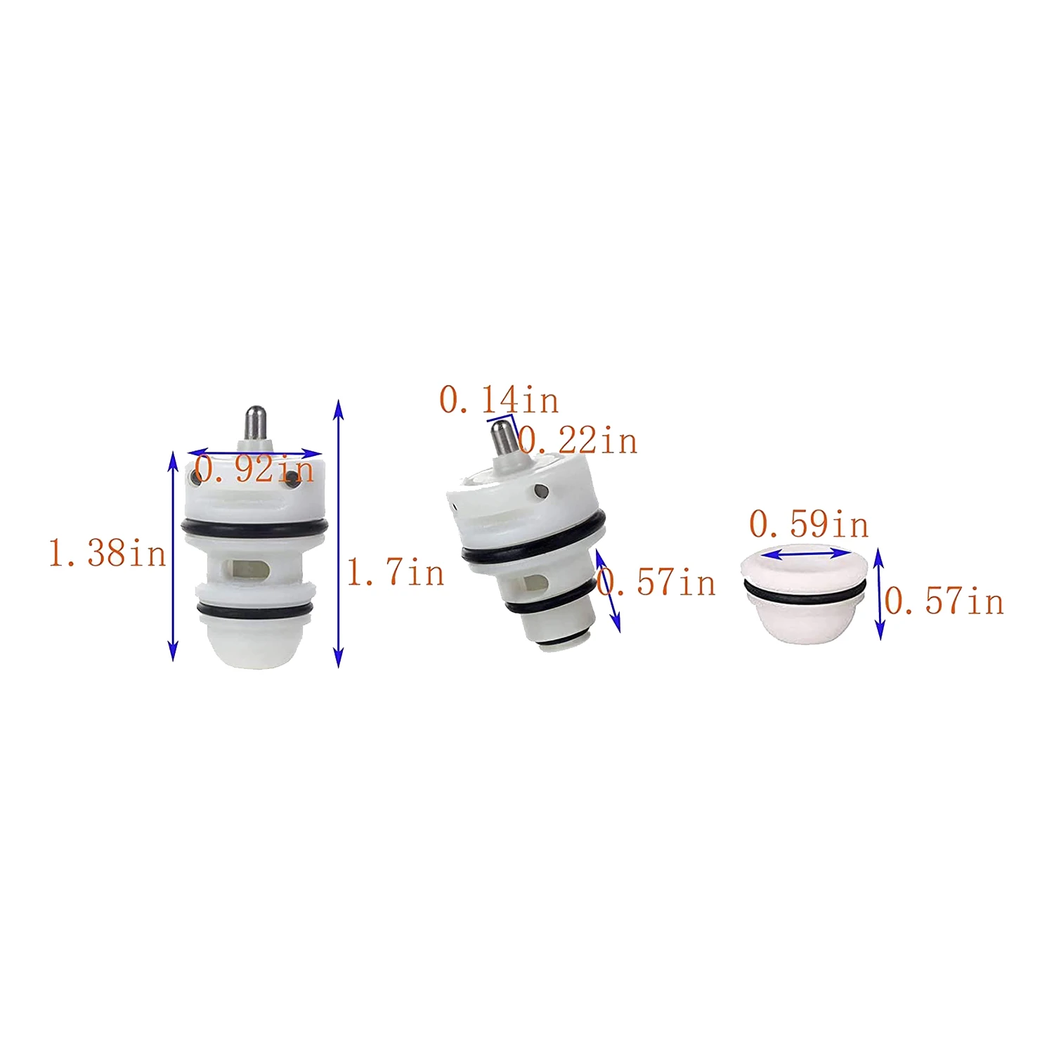 ABZV-TVA6 Trigger Valve TVA1 Part for CN55, CN70 and CN80 Coil Nailers Repair Parts
