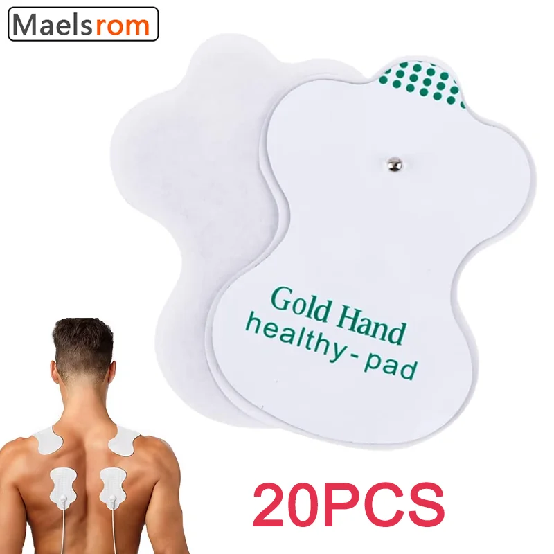 TENS Pads Compatible Replacement 20pcs Reusable Electrode Pad Electrodes Premium Comfortable Safety Guarantee Durability