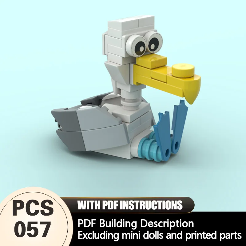 

Creators Animal Series Model MOC Building Bricks Funny Albatross Modular Technology Gifts Holiday Assemble Children Toys Suit