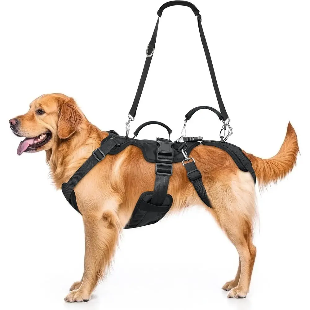 

Ремни для поддержки всего тела для больших/средних собак: помощь в мобильных условиях с задними ремнями для ног для пожилых людей, травм, инвалидов и послеоперационных