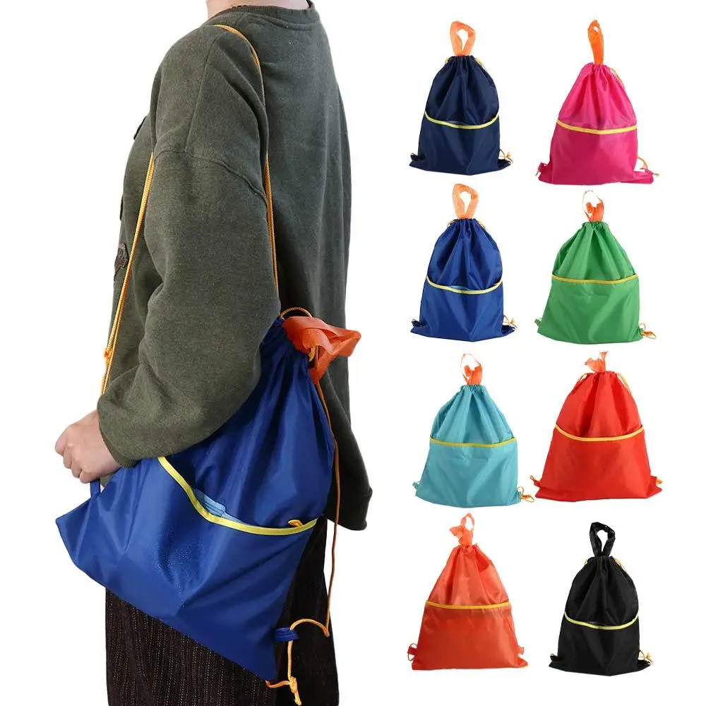 Drawstring Pocket Storage Bag For Women Mountaineering Bag Drawstring Bag Travel Bag Portable Sports Bag Outdoor Backpack