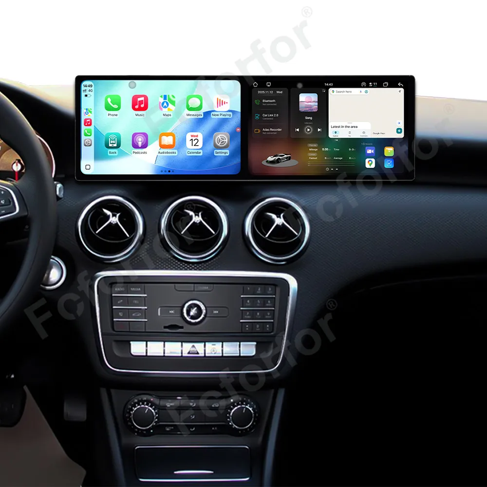 

Android 15 Car Radio Carplay 9.1" Touch Screen For Mercedes-Benz A/GLA (X156) 2015-2019 Multimedia Player GPS Navigation Stereo