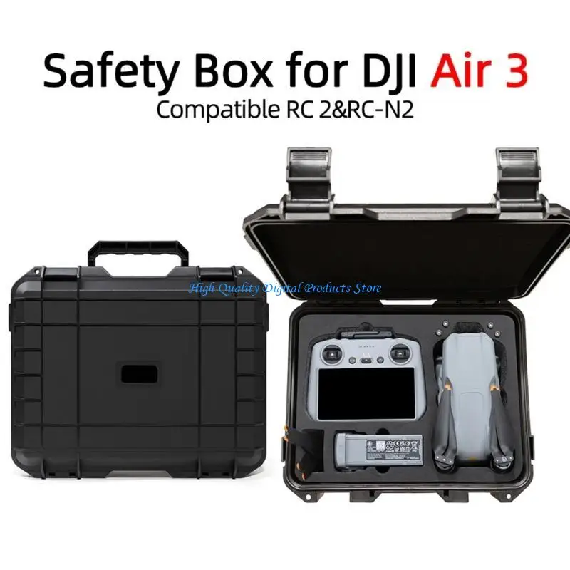 

U2JE Explosion-proof Box for DJI Air 3 Suitcase RC Remote Control Storage Box