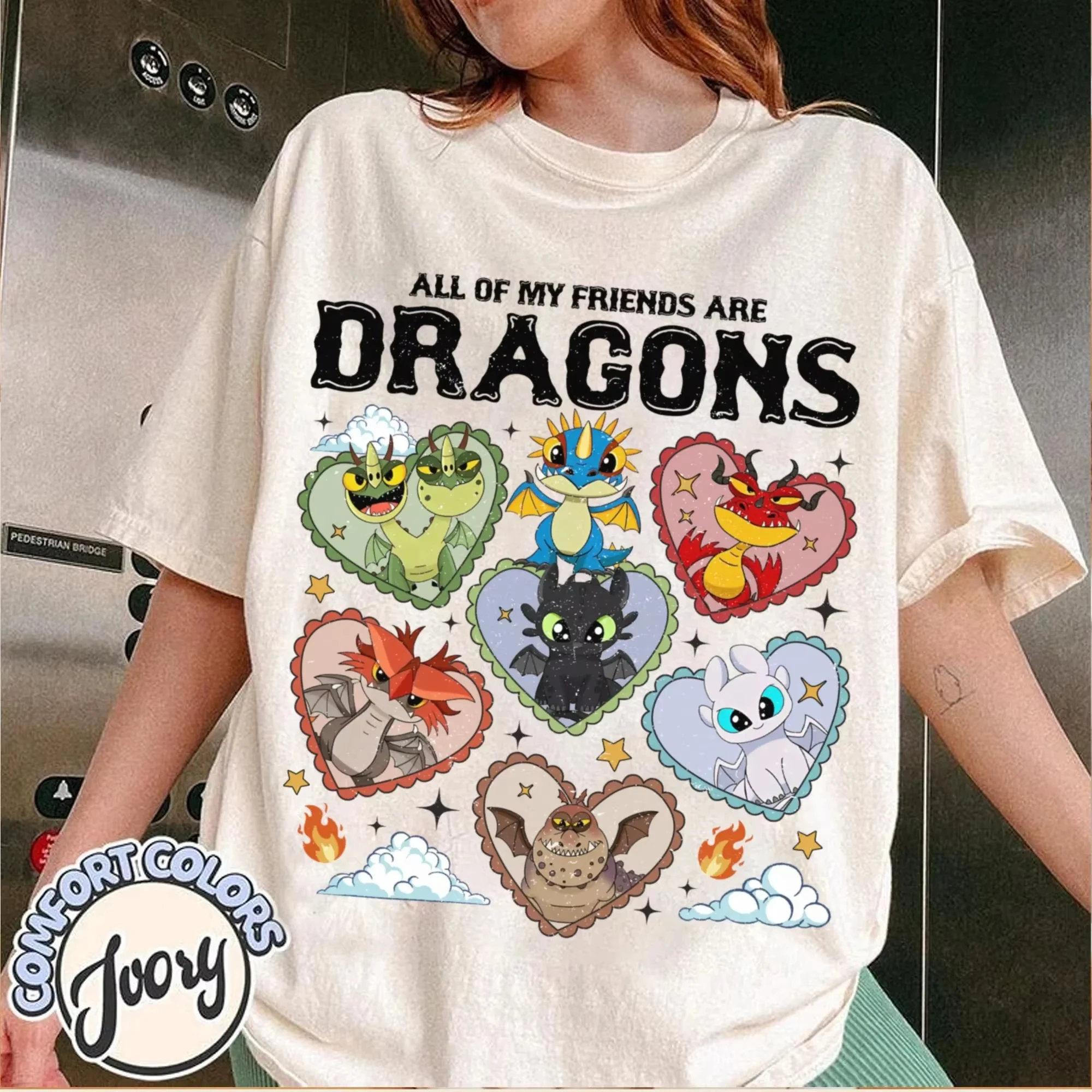 T-shirt Disney Comment dresser votre dragon, T-shirt pour les amoureux des dragons, T-shirt Disney pour les voyages en famille, T-shirt sans dents Furie, T-shirt assorti Disneyland