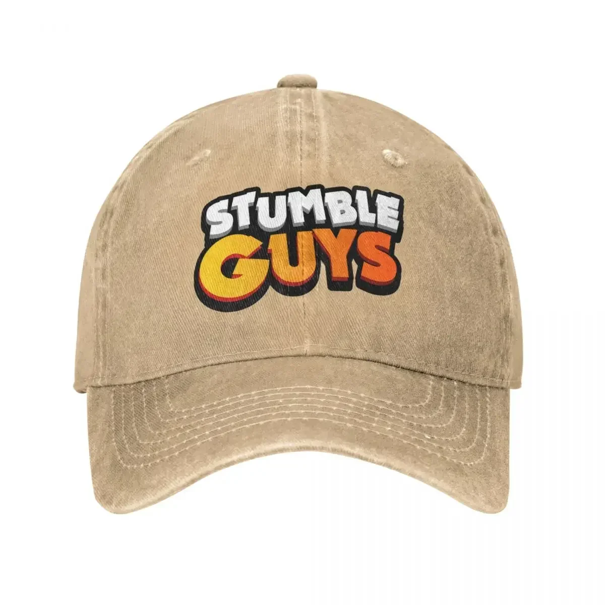 

Stumble Guys Cartoon Baseball Caps Distressed Washed Game Headwear for Men Women Outdoor Activities Adjustable Fit Cap Hat