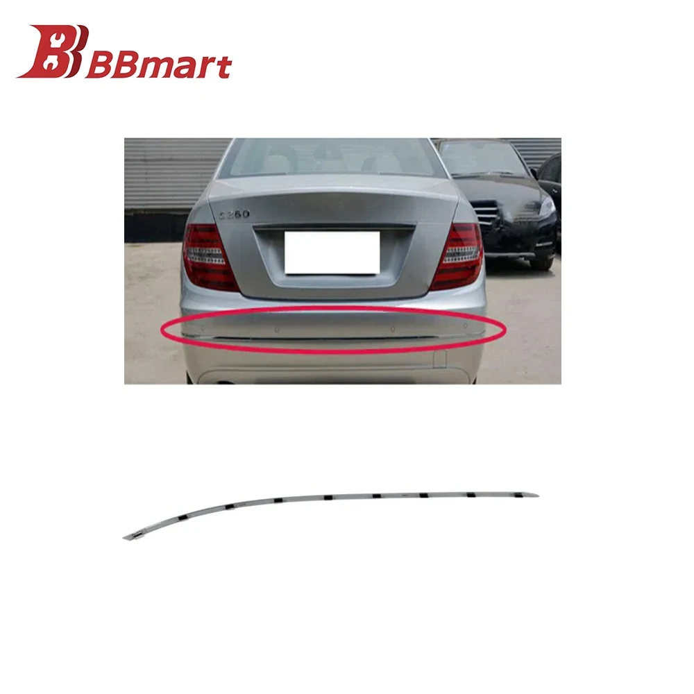 

2048850921 BBmart автозапчасти 1 шт. высококачественный задний бампер хромированная отделка для Mercedes Benz C Class W204 S204