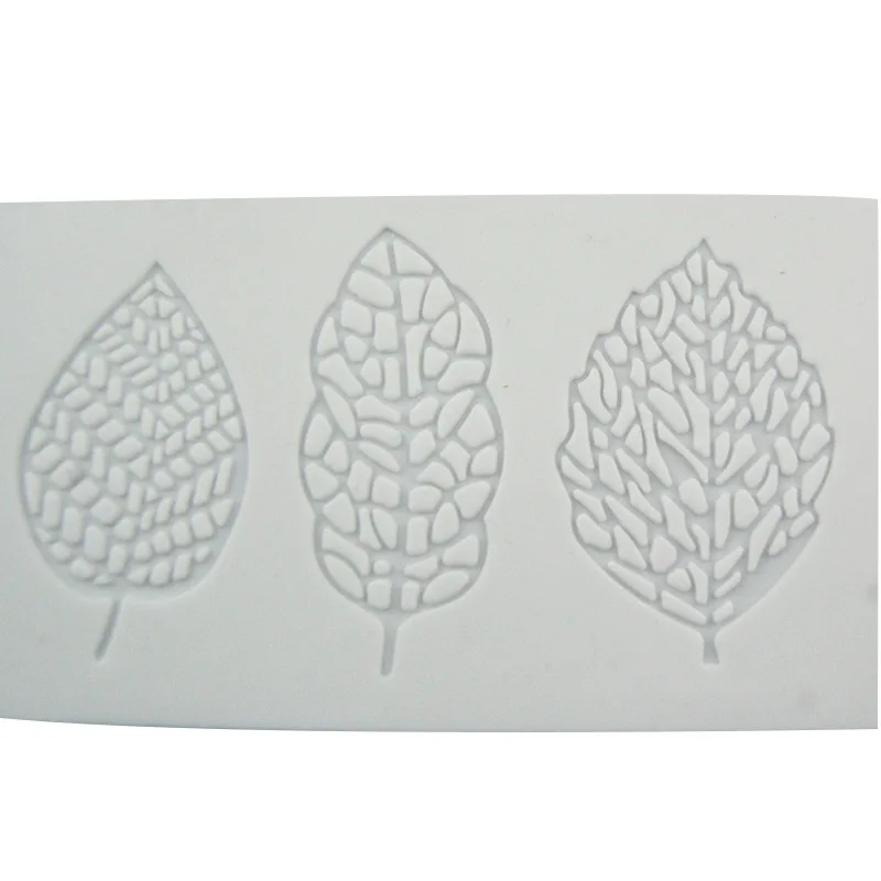 Aomily 9 Shaped Leaves Cake Silicone Beautiful Lace Fondant Mold Mousse Sugar Craft Icing Mat Pad Pastry Cake Decorating Tools