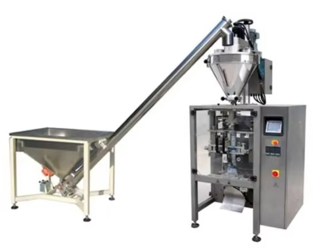 Small Automatic Screw Sachet Packing Machine for Spices Milk Masala Coffee Efficient Sealing Labeling Food Plastic Custom