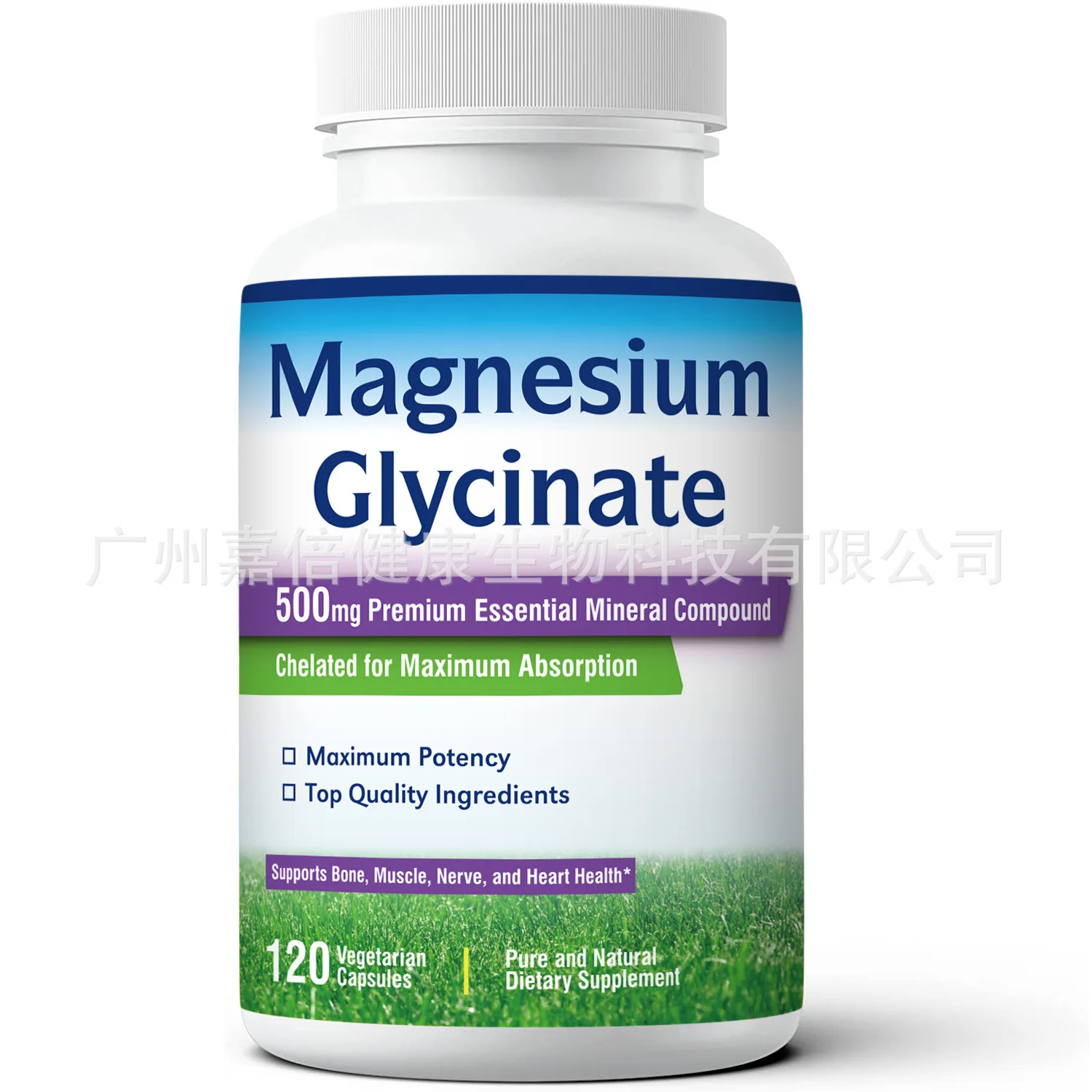 

Helps regulate glucose metabolism in the body and brain state Magnesium Glycinate Capsules