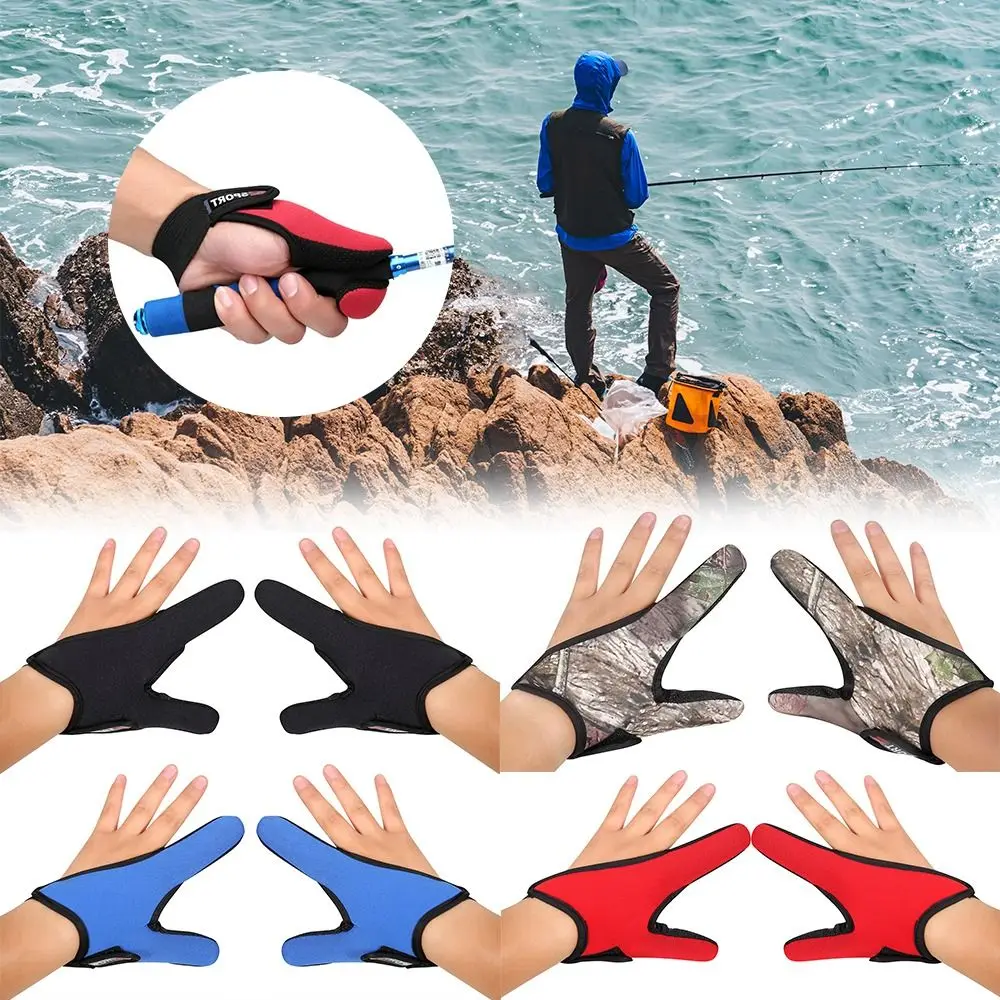 Spring Summer Fishing Gloves Breathable Anti-Cut Sunscreen Gloves Cycling Fishing Accessories Mittens Men Women Gloves