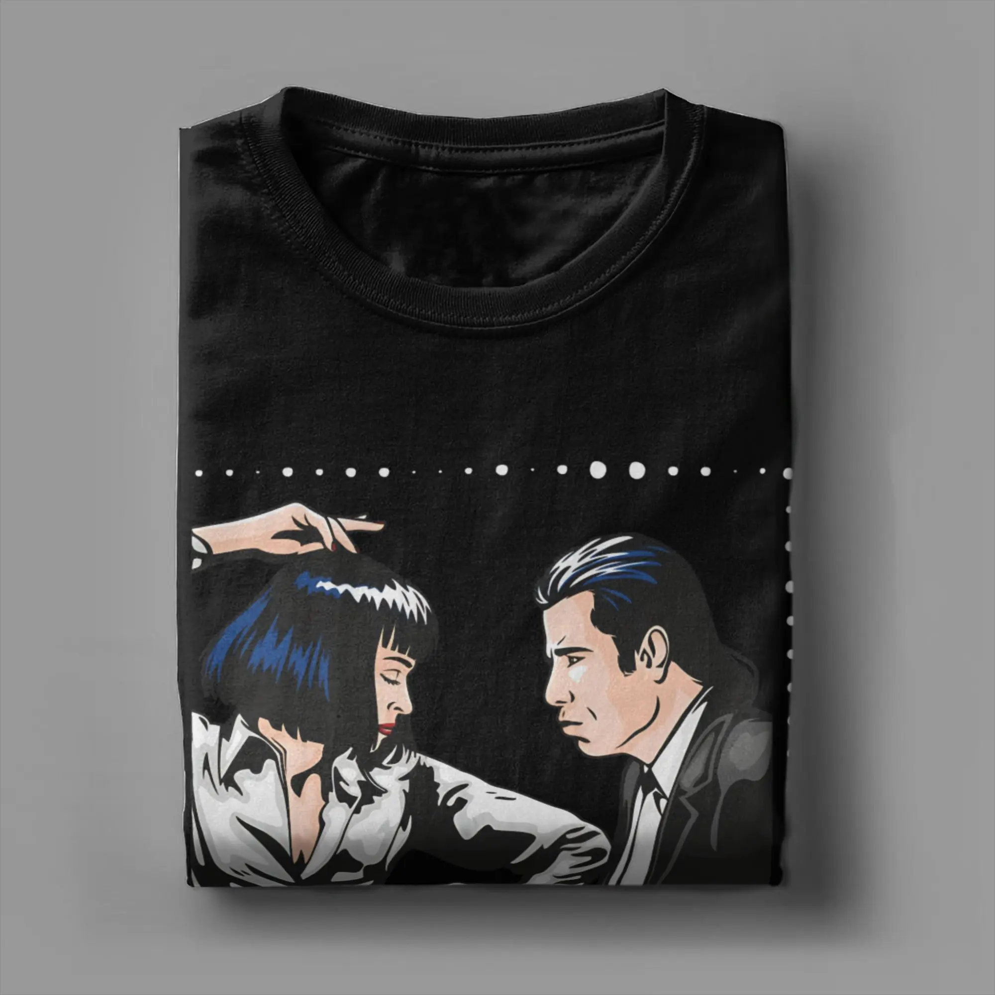 Pulps Fictions تي شيرت للرجال الجدة 100% القطن تيز الجولة الرقبة قصيرة الأكمام تي شيرت 4XL 5XL 6XL بلايز