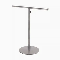 1pcs Stainless Steel Metal Backpack Stand Hanging Rack Window Display Props Silk Scarf Rack T Shap Hook