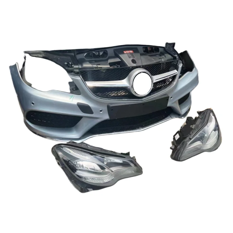 

Tom AutoFor Mercedes Benz E-Class Coupe W207 Front Bumper Assembly with Radiator and Headlights Assembly for Your Car