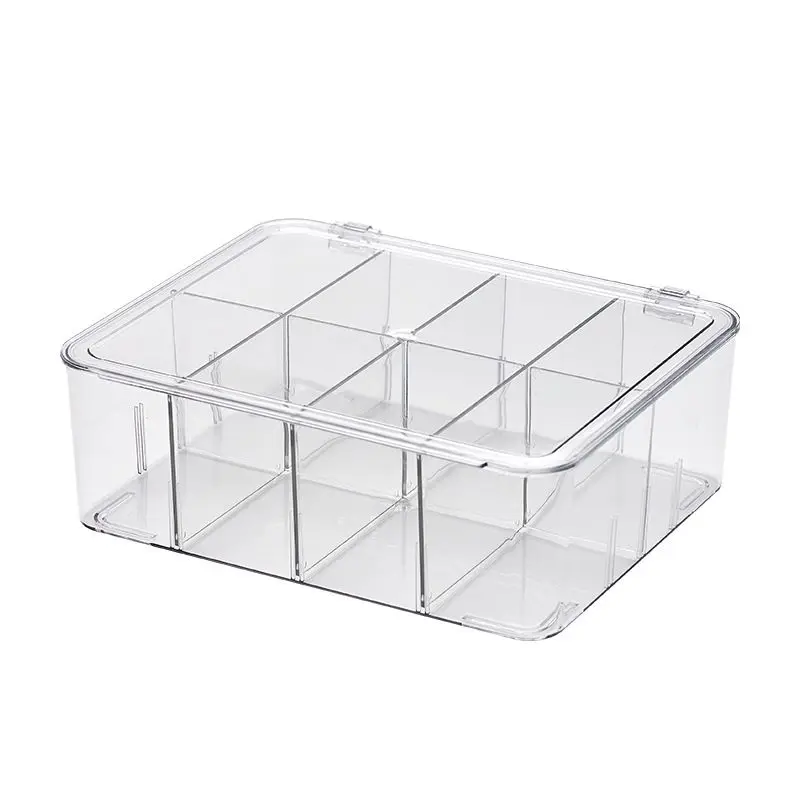 Photo card storage box Compartment Flip Box Acrylic display Transparent  Blind Card packaging Kpop Photocard organizer cover